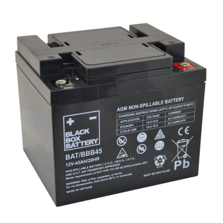 45ah Black Box AGM Battery